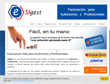 Tablet Screenshot of esigest.com